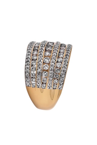 Anello Mairya - Oro giallo e diamanti