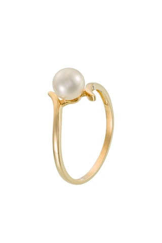 Anello Vienna - Oro giallo e perla coltivata