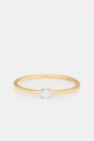Anello Fivia - Oro giallo e diamanti