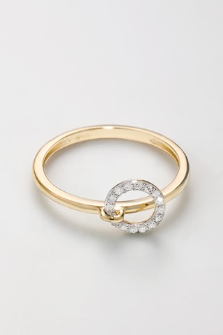 Anello Soléa - Oro giallo e diamanti