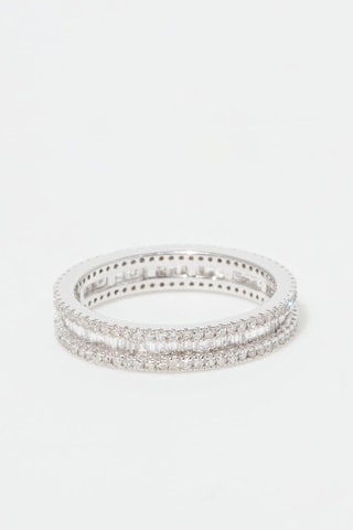 Anello Alliance Camino - Oro bianco e diamanti - Le Diamantaire
