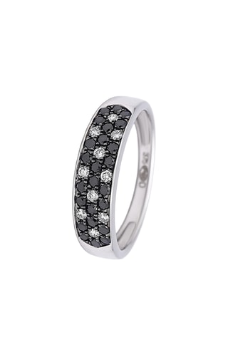 Anello Espoir - Oro bianco e diamanti