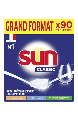 6 x Tablette lave-vaisselle classic sun - 90 tablettes