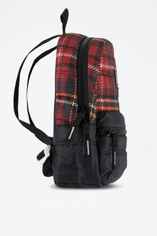 Sac à dos Jan Quilted - Noir et rouge