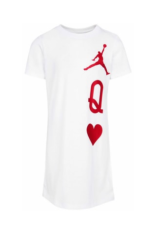 Robe  Tshirt - Blanc et rouge