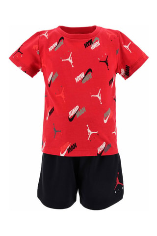 T-shirt et short Rouge et noir - Jordan