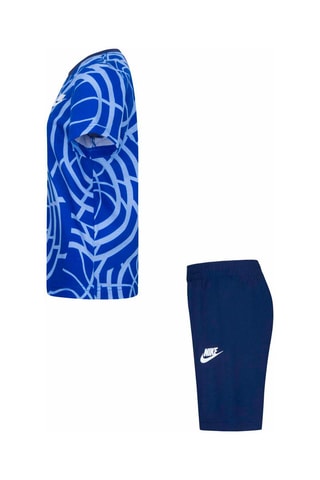 T-shirt et bermuda Bleu - Nike