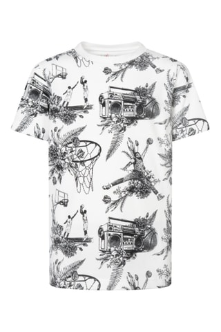 Tshirt Sports Sketch - Blanc et noir