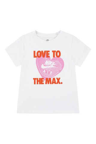 T-shirt - Blanc, orange et rose
