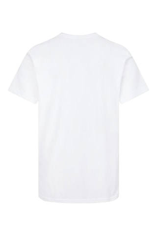 Tshirt manches courtes - Blanc, bleu, marron et orange