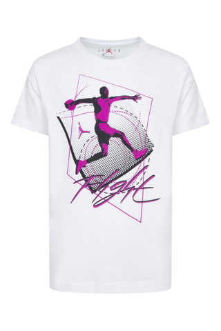 Tshirt Flight Time Warp - Blanc, violet et noir