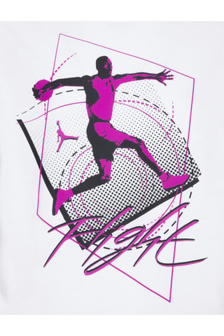 Tshirt Flight Time Warp - Blanc, violet et noir