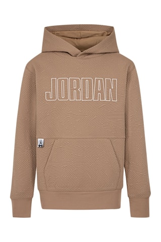 Sweat à capuche Sneaker School - Marron