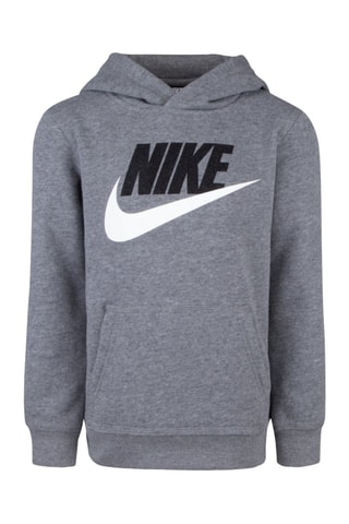 Sweat à capuche – Gris foncé chiné - Blanc, noir et gris