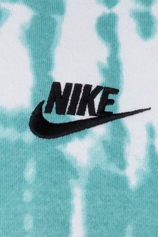 Sweat à capuche tie and dye Blanc et vert - Nike