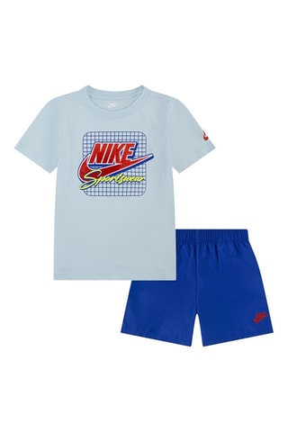 T-shirt et short - Bleu