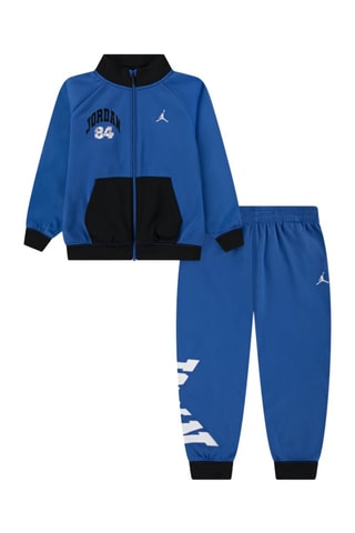 Veste et pantalon - Blanc, noir et bleu