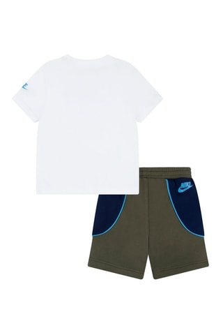 Tshirt et short - Blanc et marron