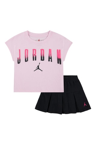 T-shirt et jupe-short - Noir