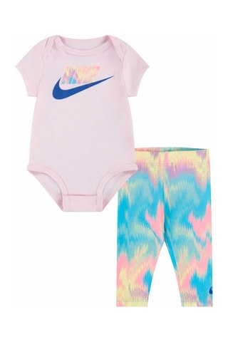 Body et legging tie and dye - Rose