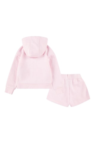Sweat et short - Blanc et rose