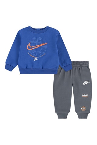 Sweat et pantalons - Gris et bleu électrique