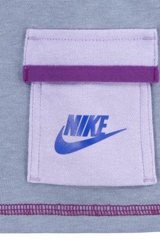 Tshirt et short Reimagine - Blanc et bleu