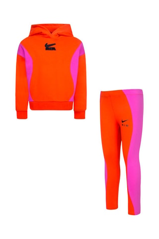 Sweat à capuche et legging Rouge - Nike