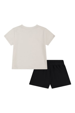 T-shirt et short - Noir et beige