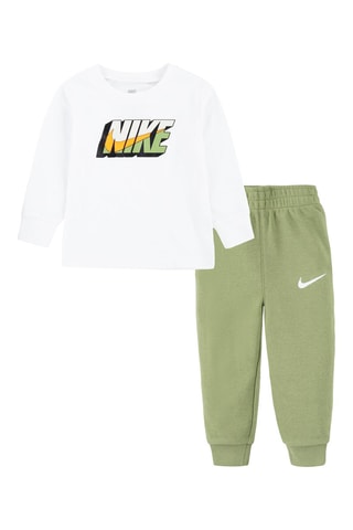 Sweat et jogging Blanc et vert clair chiné  - Nike