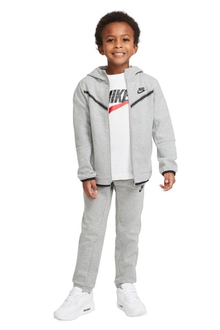 Sweat à capuche et pantalon  Gris clair chiné - Nike