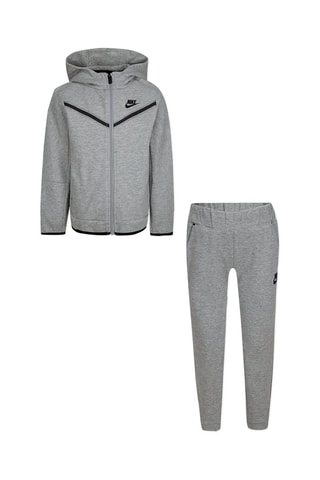 Sweat à capuche et pantalon  Gris clair chiné - Nike