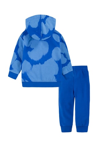 Sweat à capuche tie and dye et pantalon - Bleu - Nike