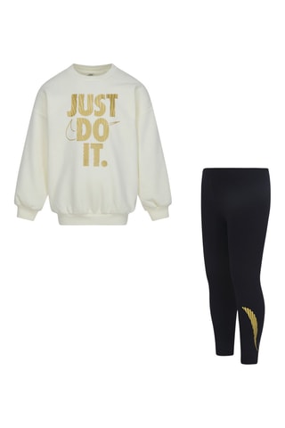 Sweat et legging Blanc et noir - Nike