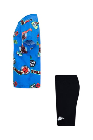 T-shirt et bermuda - Bleu roi et noir - Nike