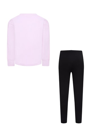 Sweat et legging Mauve pâle et noir - Jordan
