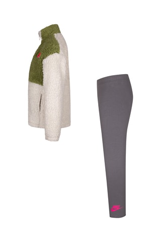 Sweat et legging Ecru et gris foncé - Nike
