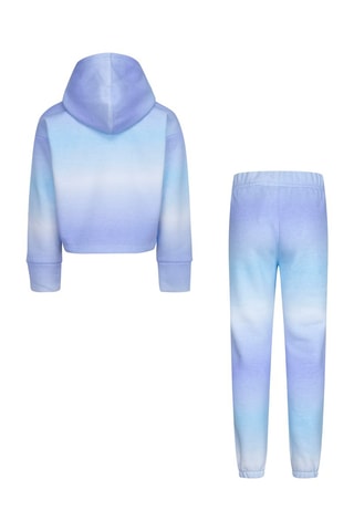 Sweat à capuche dip and dye et jogging - Bleu clair - Nike