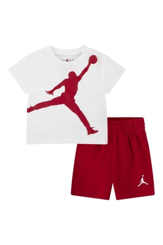 T-shirt et short Jumbo Jumpman - Blanc et rouge - Jordan