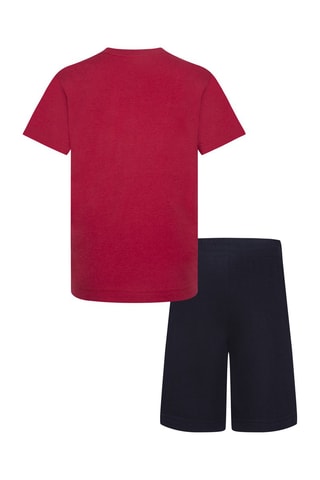 T-shirt et short - Noir et rouge - Jordan