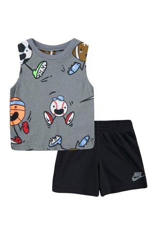 Débardeur et short  - Gris et noir - Nike