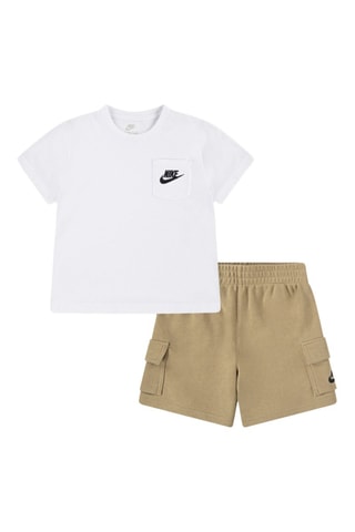 T-shirt et short - Beige