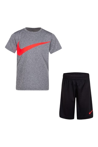 T-shirt et short - Noir et gris chiné