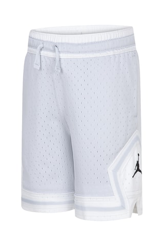 Short de basketball - Gris clair et blanc