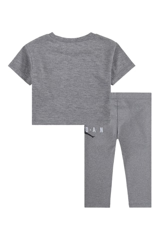 T-shirt et legging - Gris foncé chiné