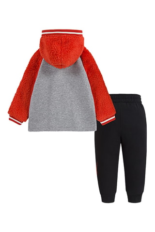Sweat à capuche et pantalon - Rouge et noir