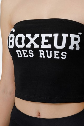 Crop top bustier - Noir