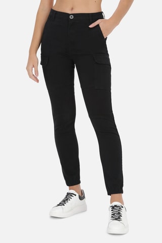 Pantalon taille haute - Noir