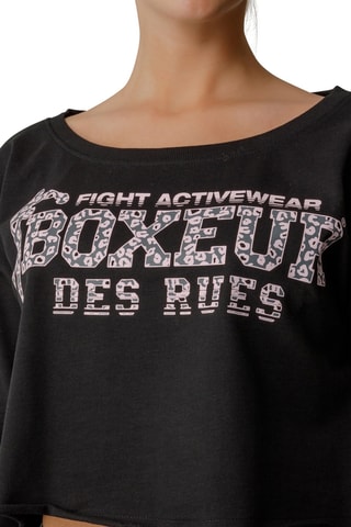 T-shirt cropped - Noir
