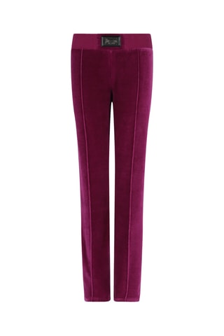 Pantalon en velours taille haute - Violet